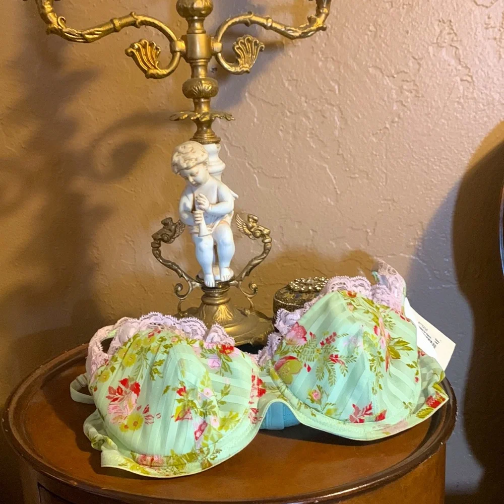 NWT Oscar De La Renta Pink Label Bra.  Sz 36B